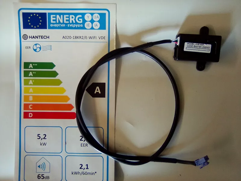 Čidlo WIFI klimatizace Hantech-A020-18KR2/E-WIFI VDE 5,2kW