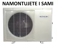 Tepelné čerpadlo E-ko KFR - 7,5kW pro podlahové i radiátorové vytápění a náhřev TUV - vzduch-voda, monoblok