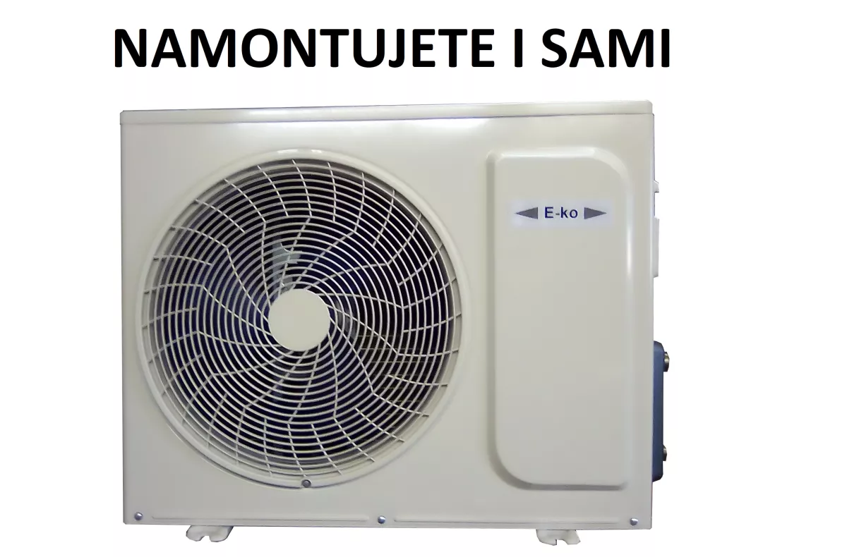 Tepelné čerpadlo E-ko - SV - 5kW pro podlahové i radiátorové vytápění a náhřev TUV - vzduch-voda, monoblok Saturn